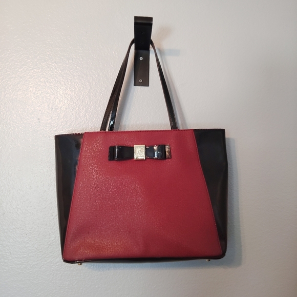 Anne Klein Two Tone Purse Handbag Tote - Picture 16 of 16